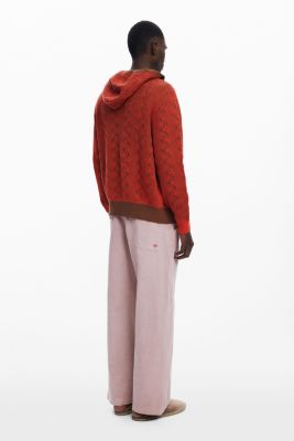 Men's Zip-knit sweater