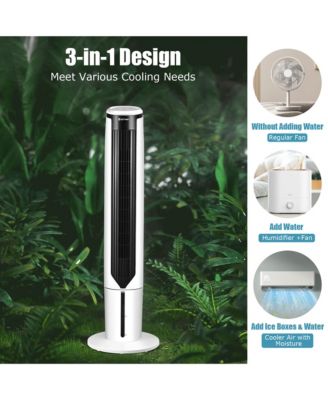 41'' Evaporative Air Cooler Quiet Cooling Oscillating Fan