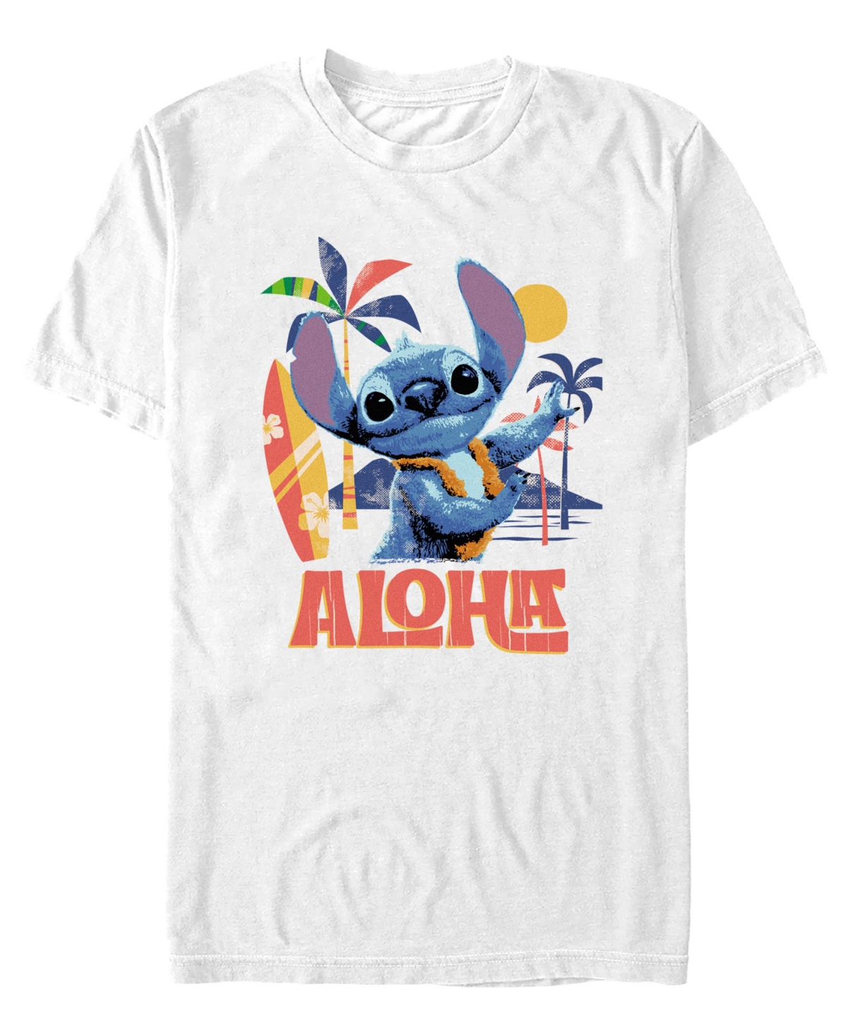 Men's Aloha Short Sleeve T-Shirt - White