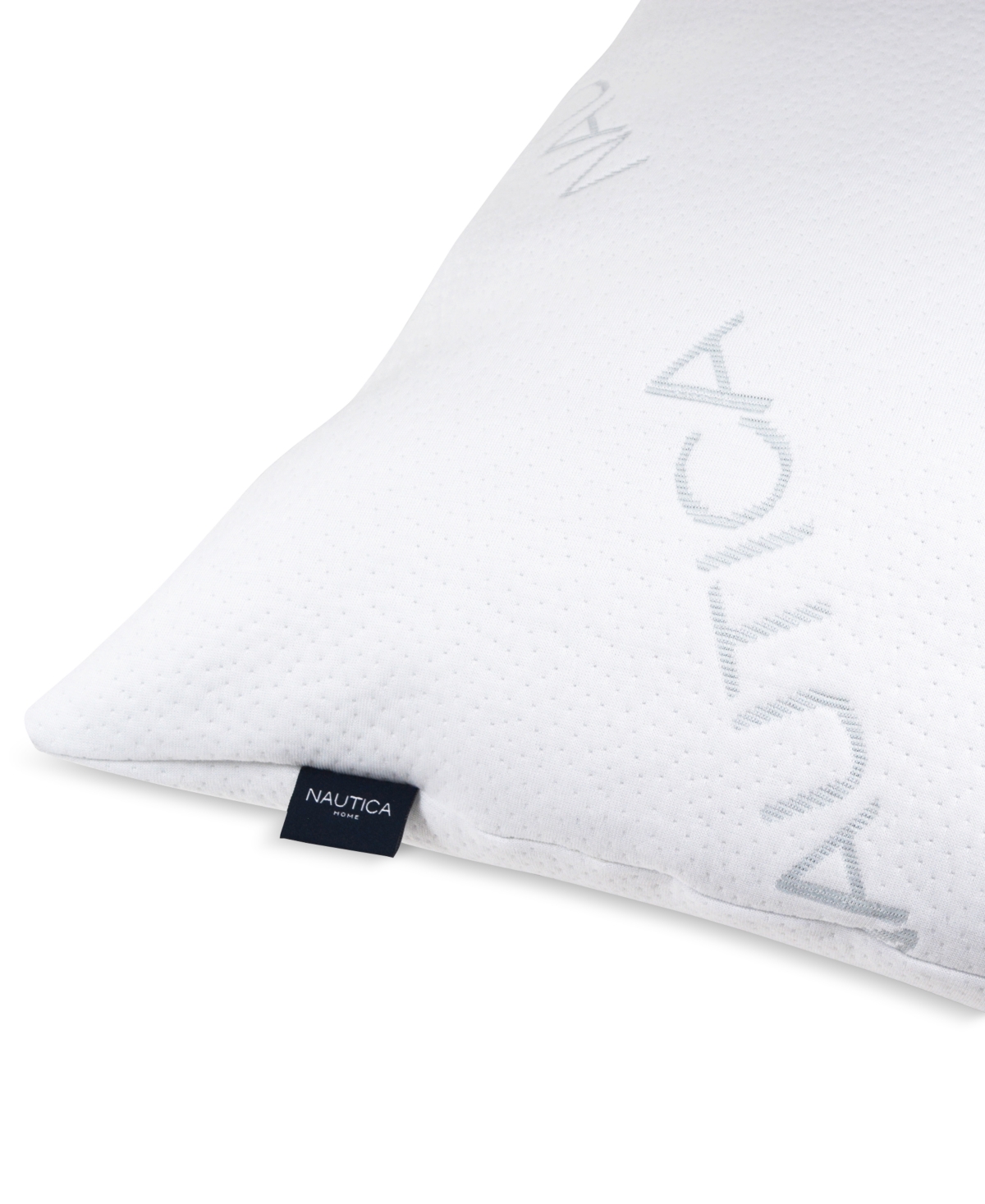 Nautica Diagonal Knit 2 Pack Pillow In White