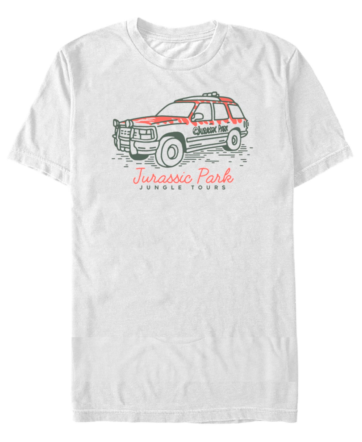 Men's Jurassic Tour Short Sleeve T-Shirt - White