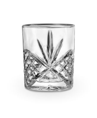 Dublin Platinum Double Old Fashioned Glasses, Set of 4 