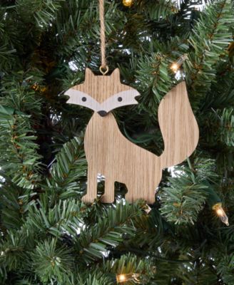 Nordic Wonderland Fox Ornament, Macy's Exclusive