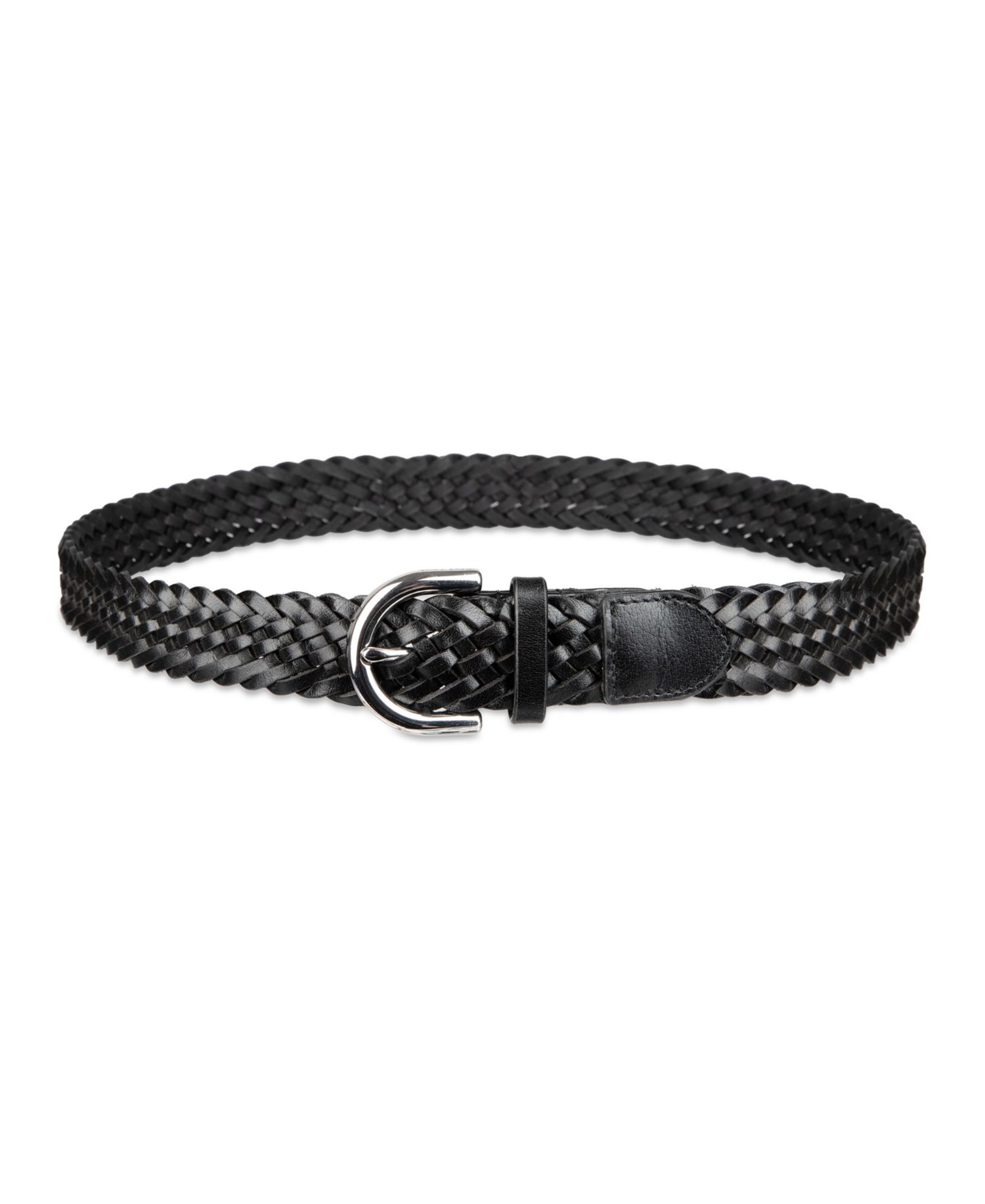 Women's Fully Adjustable Braided Leather Belt