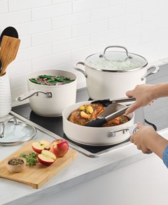 Kitchenaid Hard Anodized Ceramic Induction Cookware Collection In White