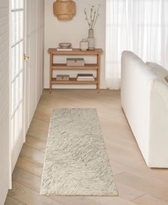 Pure Angles ANG01 2'2"x7'5" Runner Area Rug