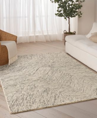 Pure Angles ANG01 5'2"x7'2" Area Rug