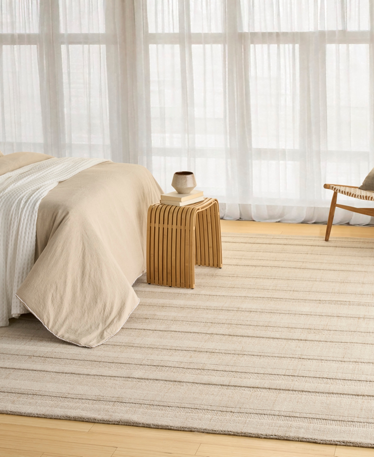 Dkny Pure Multi Weave Mtw01 7'7"x9'7" Area Rug In Neutral