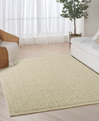 Pure Grids PGR01 5'2"x7'2" Area Rug