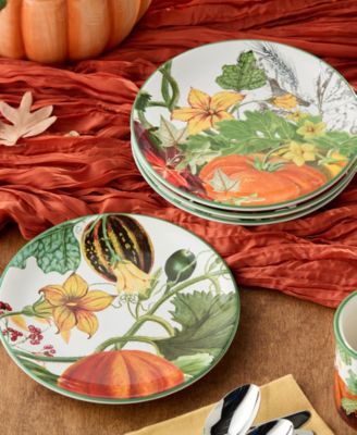 Harvest Fields Salad Plates, Set of 4