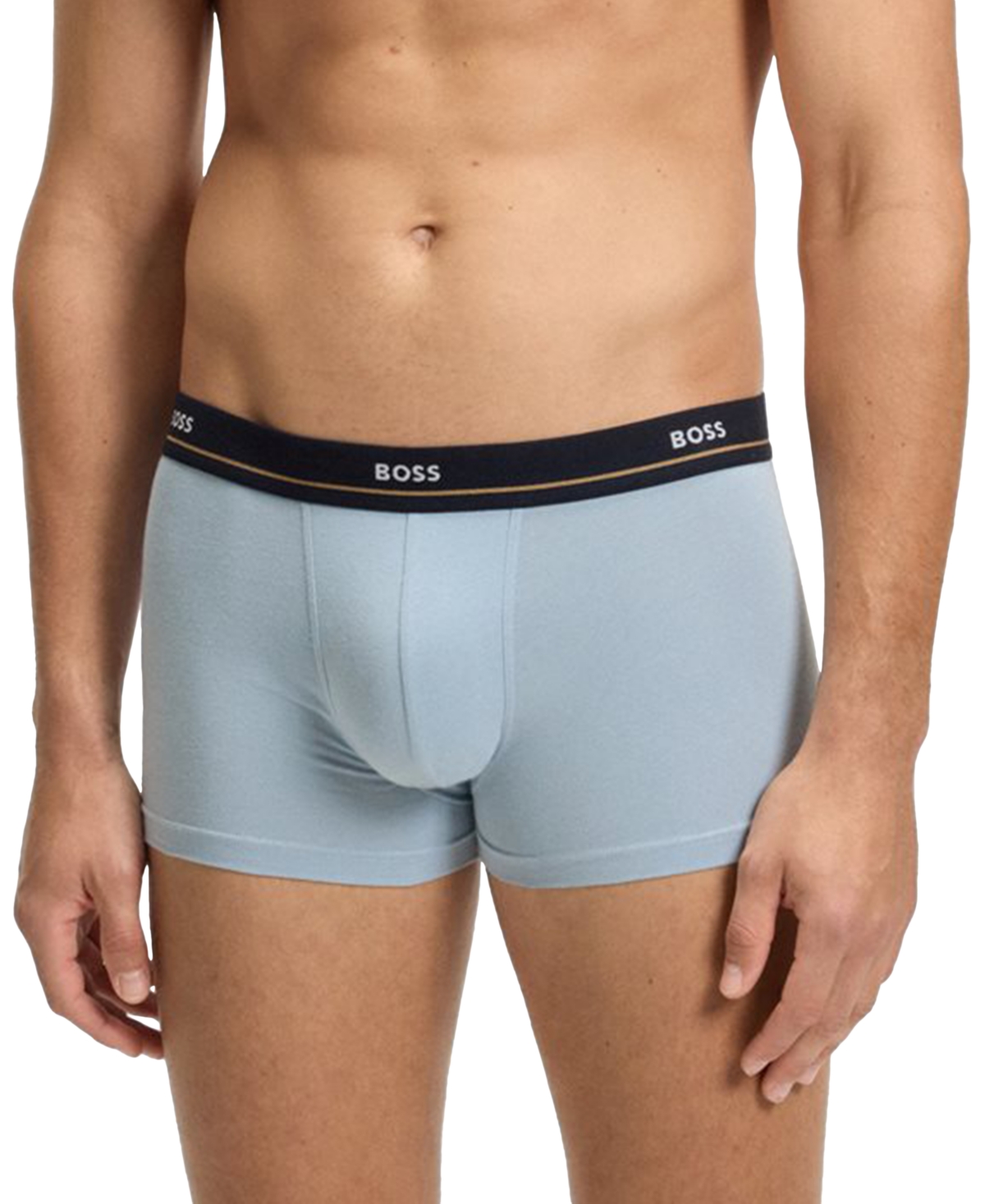 Hugo Boss Boss By  Men's Essential 5-pk. Logo Waistband Trunks In Multi