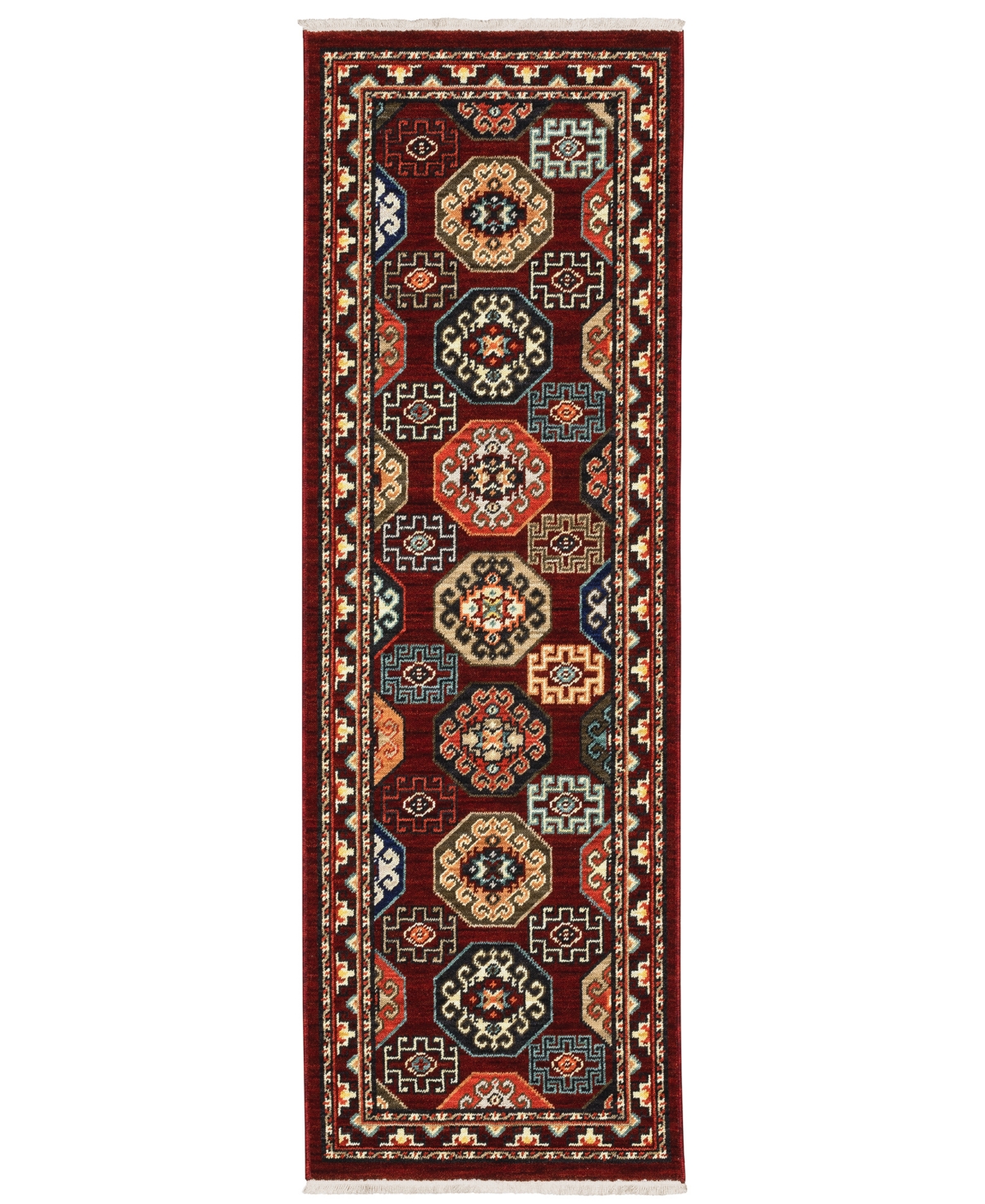 Oriental Weavers Lilihan 091r6 2'x6' Runner Area Rug In Red
