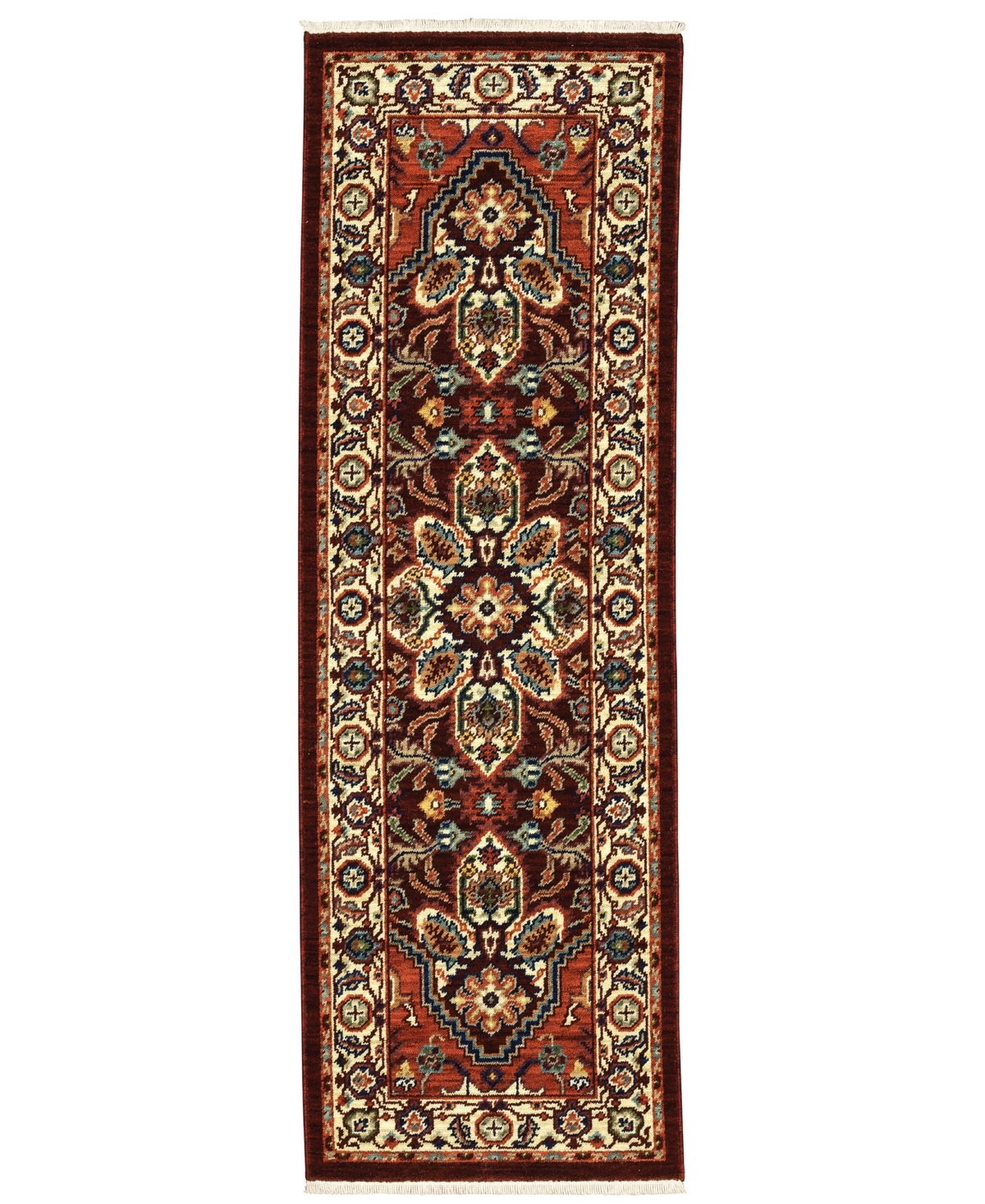 Oriental Weavers Lilihan 5502c 2'x6' Runner Area Rug In Brown