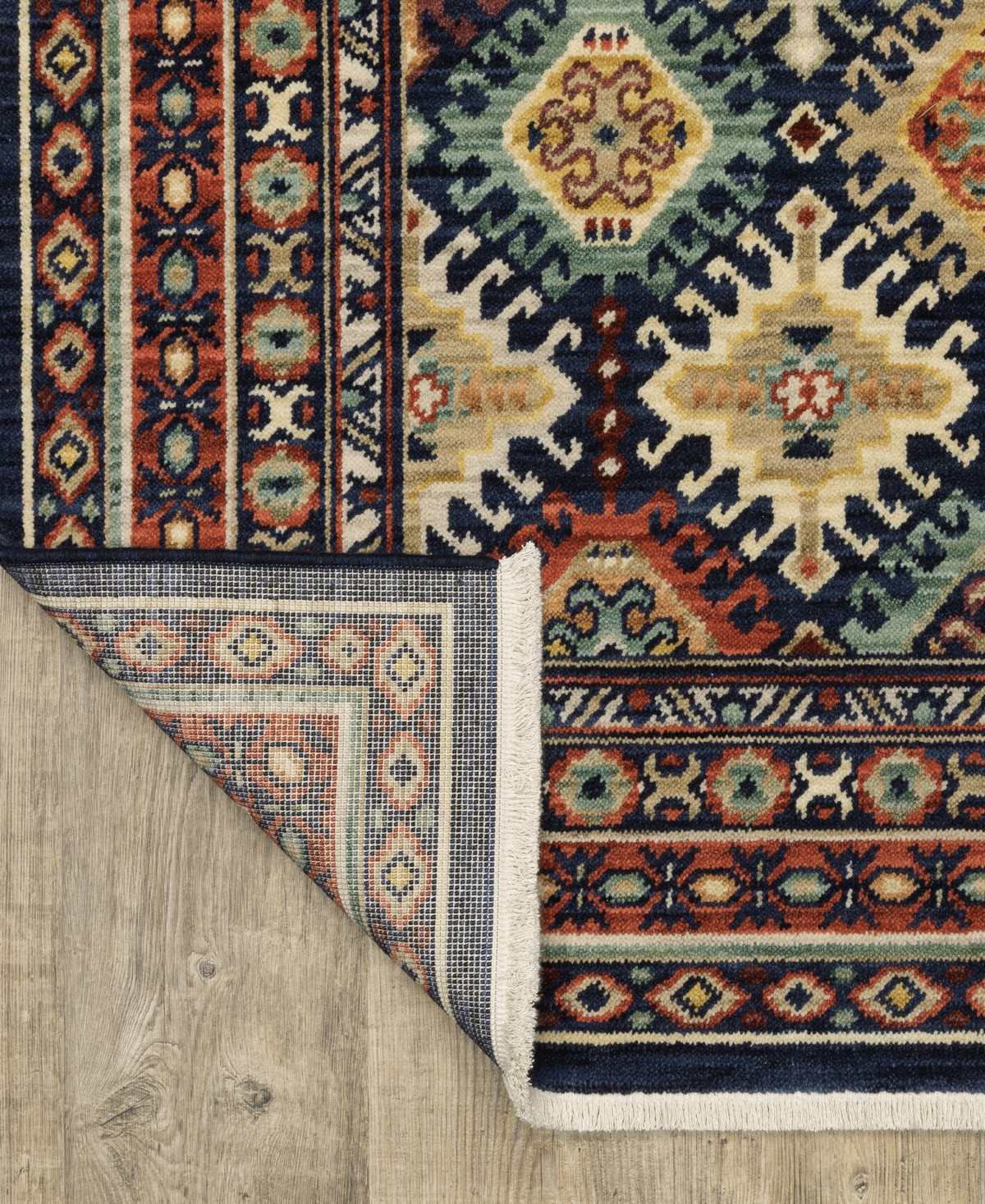 Oriental Weavers Lilihan 003b6 5'3"x7'6" Area Rug In Brown