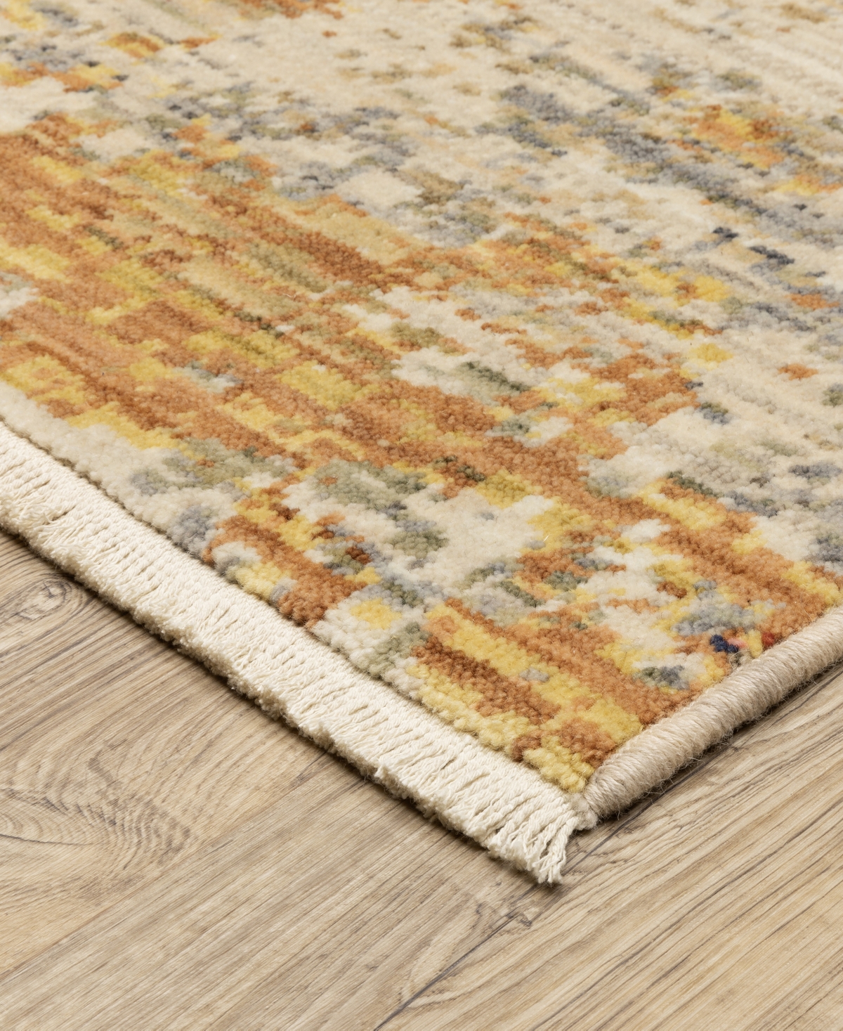 Oriental Weavers Soleri Sol03 7'10"x10'10" Area Rug In Sand