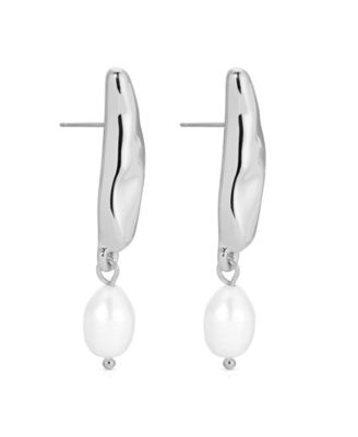 Liquid Luxe Mother of Pearl Drop Earrings