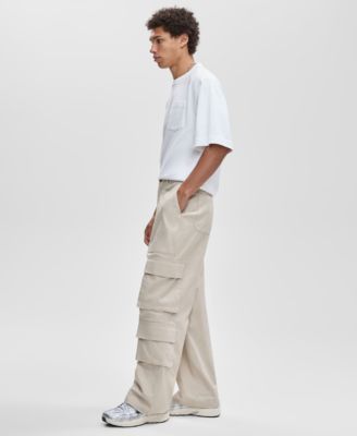 Men's Relaxed Canvas Cargo Pants, Macy's Exclusive