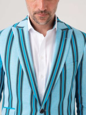 Men's Kikoy Cotton Tailored Blazer