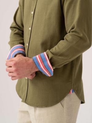 Men's Long Sleeve Brushed Cotton Shirt