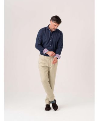 Cotton Cashmere Long Sleeve Shirt