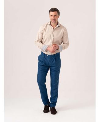 Cotton Cashmere Long Sleeve Shirt