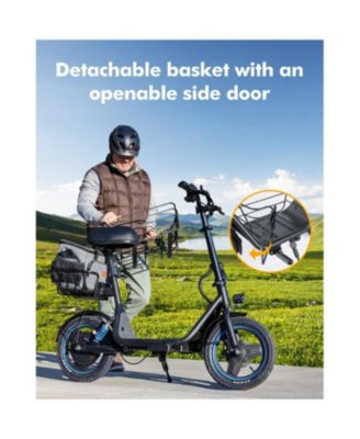 650W Electric Scooter with Seat for Heavy Adults up to 300LB