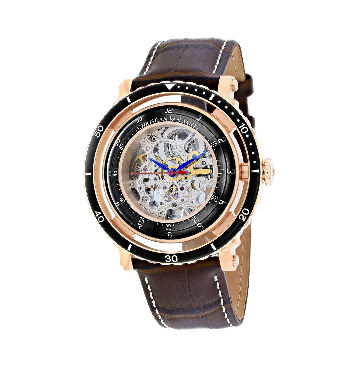 Men's Dome Silver Dial Watch - CV0744 - Silver
