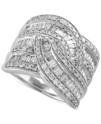 EFFY Collection - Diamond Wide-Style Ring (1-1/2 ct. t.w.) in 14k Gold or White Gold