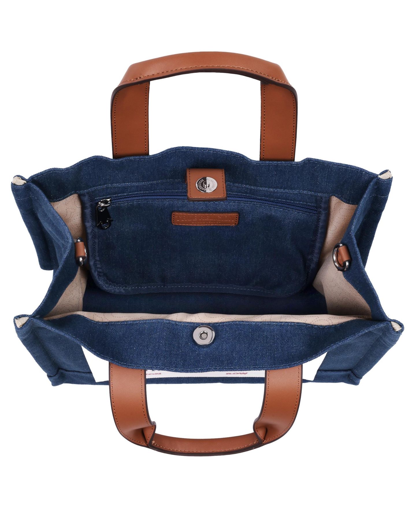 Женская сумка True Religion Medium Buddha Pocket Tote, цвет: Средний синий — фото 6
