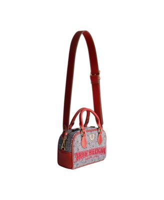 Tile Denim Mini Satchel