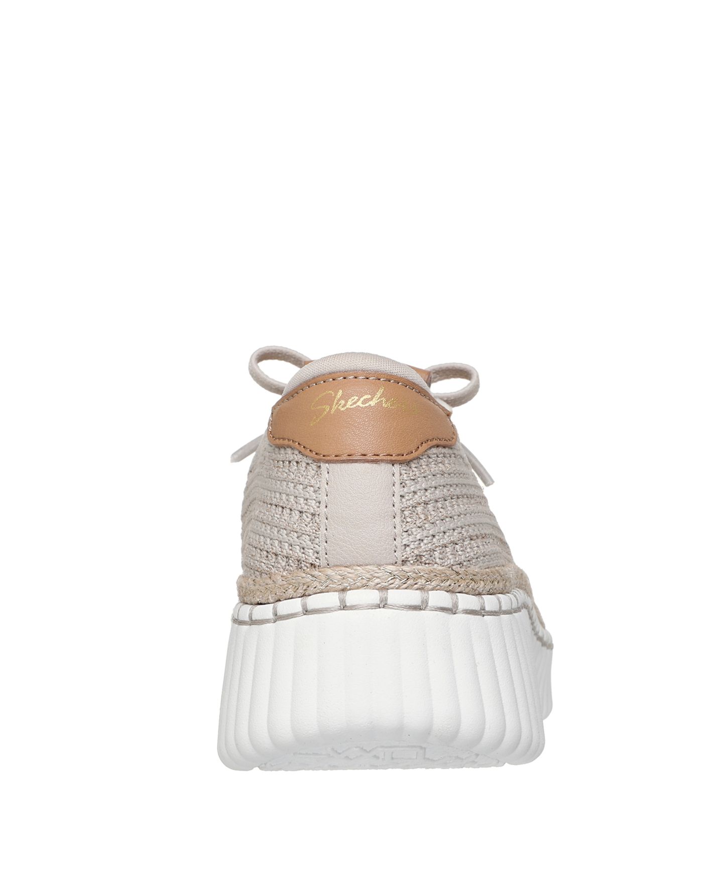 Женские кроссовки Skechers Wilshire Blvd - Passion Play Casual, цвет: Серо-коричневый / Золотой — фото 4