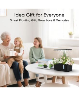 Indoor Hydroponic Growing System with LED Grow Light