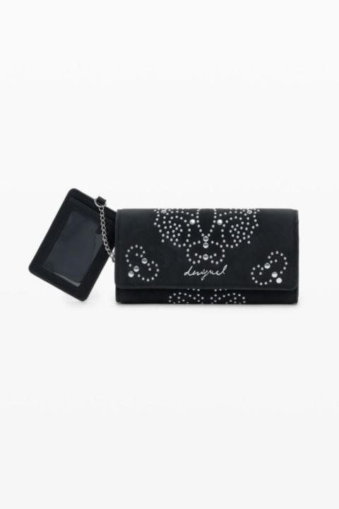 Desigual Large studded cardholder wallet