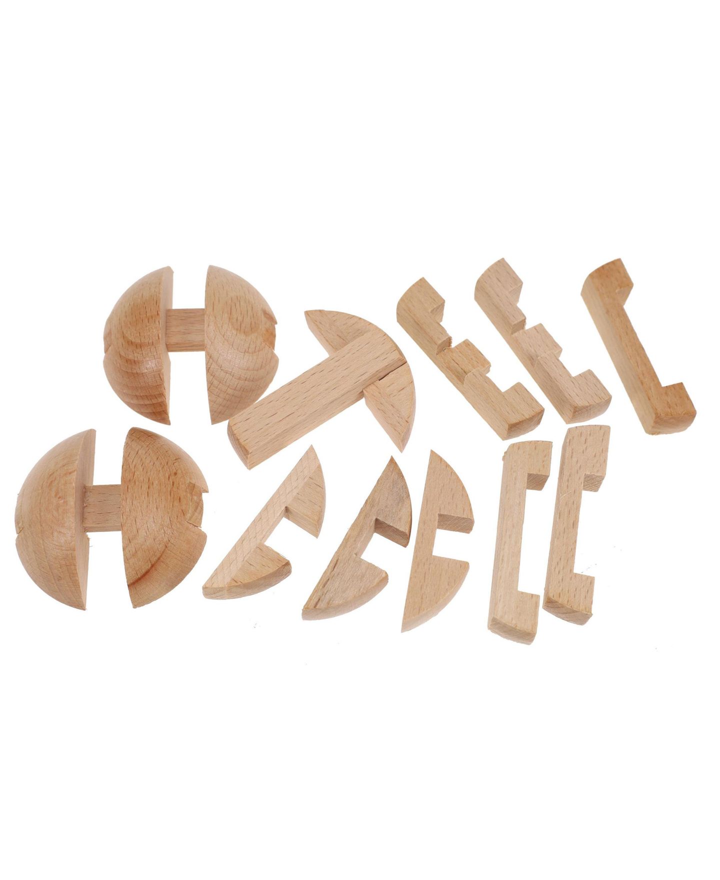 Детский пазл WE Games Solid Wood 3D Sphere Puzzle, 12-Piece, Ages 12+ — фото 8