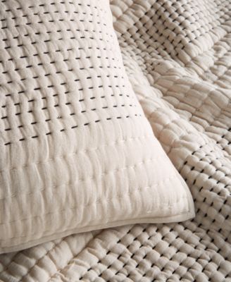 Pick Stitch 3-Pc. Coverlet Set, Full/Queen, Exclusively for Macy's