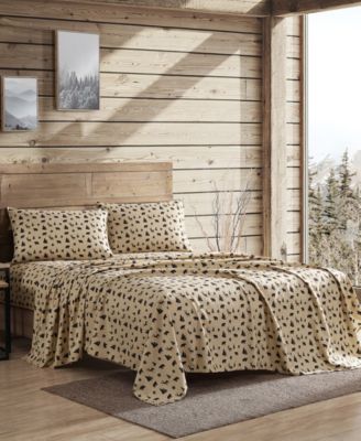 Lodge 100-Thread Count Microfiber 4-Pc. Sheet Set, Queen