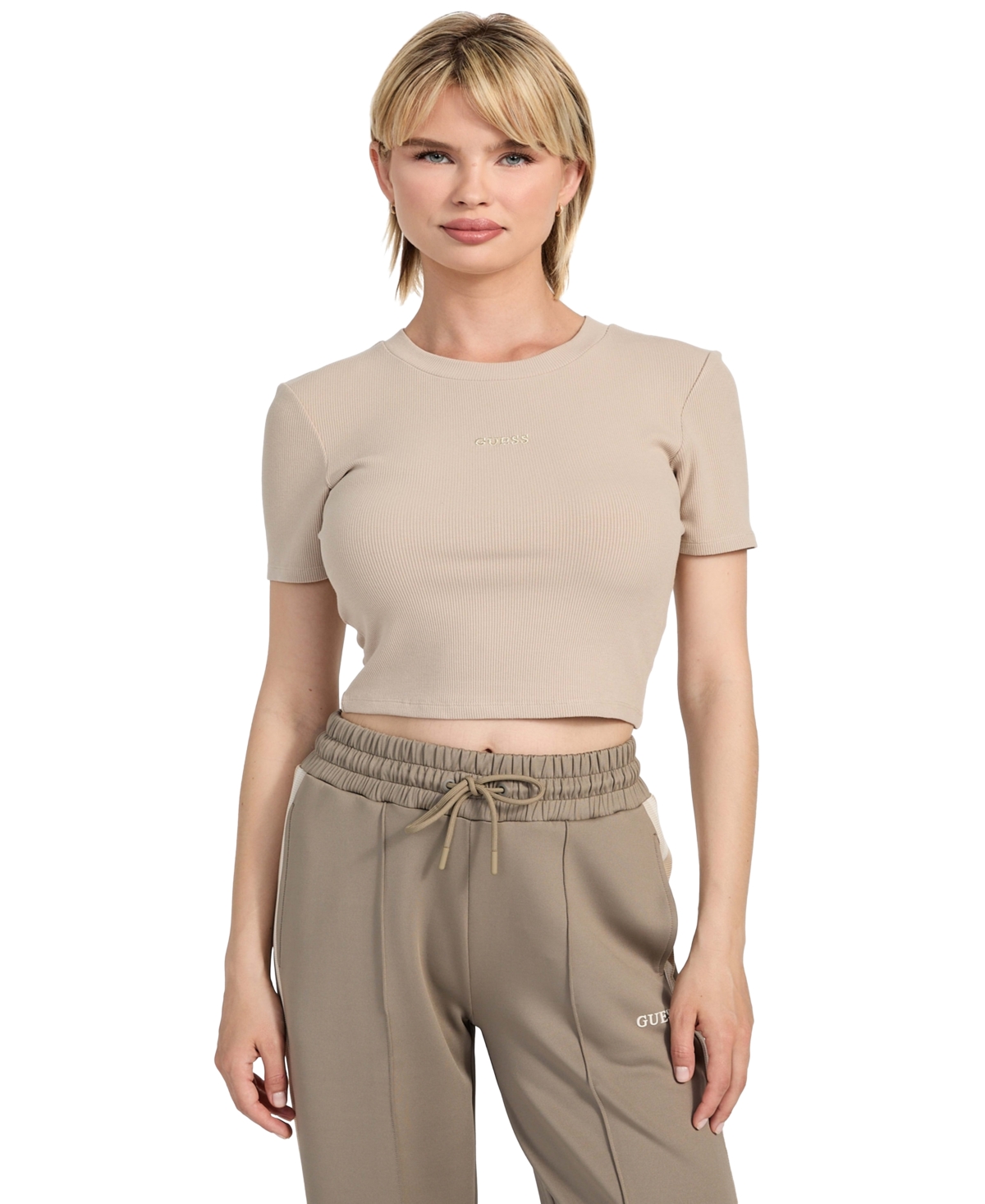 Women's Carla Short-Sleeve Knit Top - Jet Black A996