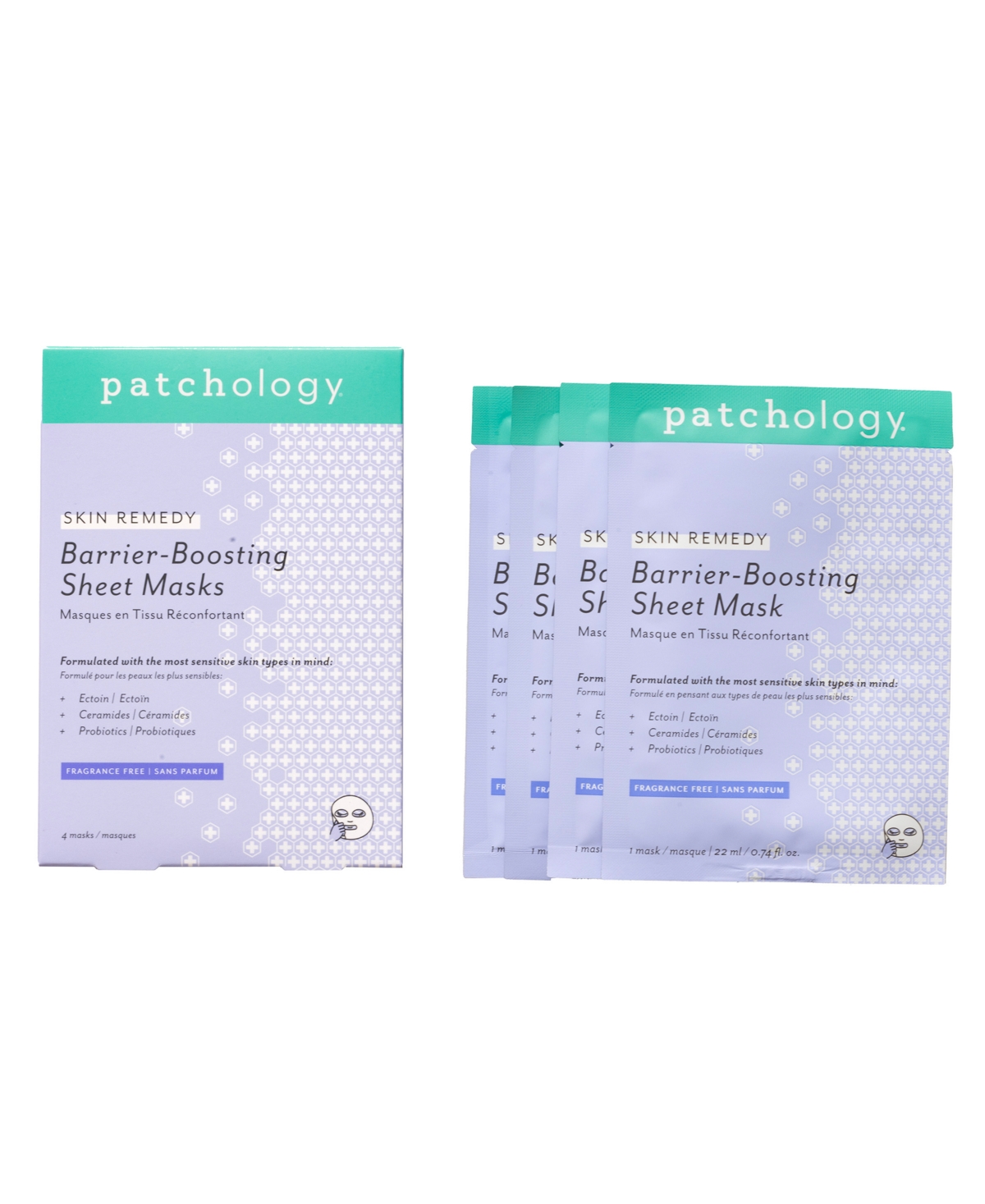 Skin Remedy Barrier-Boosting Sheet Mask, 4-Pk.