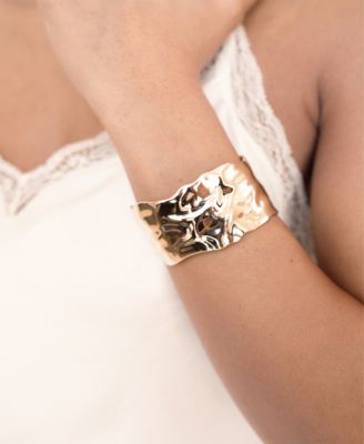 Thick Sculpted Cuff Bracelet