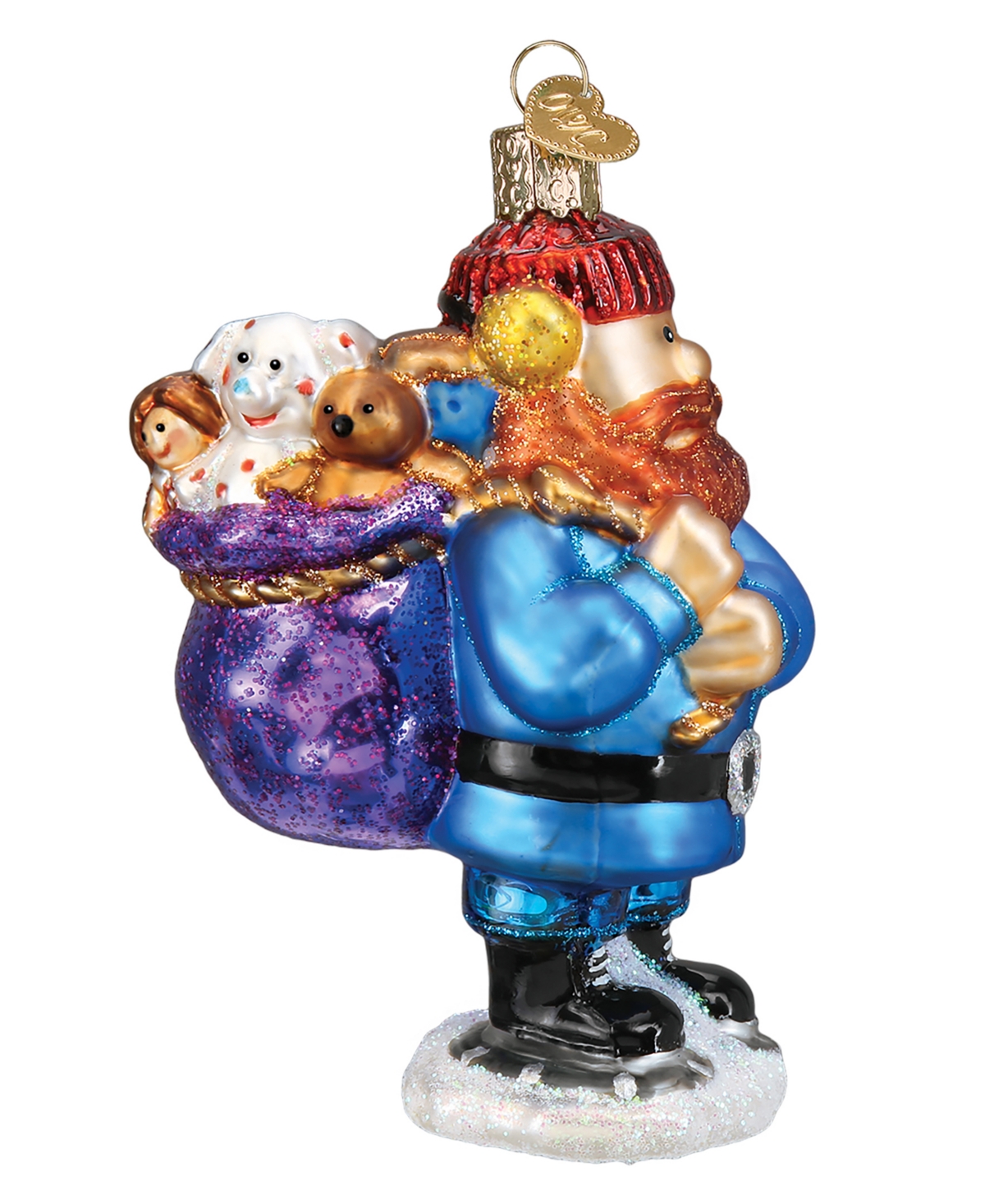 Old World Christmas 4.5" Rudolph the Red-Nosed Reindeer Yukon Cornelius Ornament