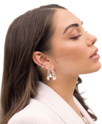Liquid Luxe Mother of Pearl Drop Earrings