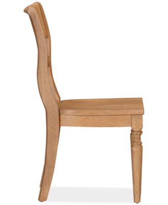 Willowmere Dining Chair with Wood Seat, Created for Macy's.