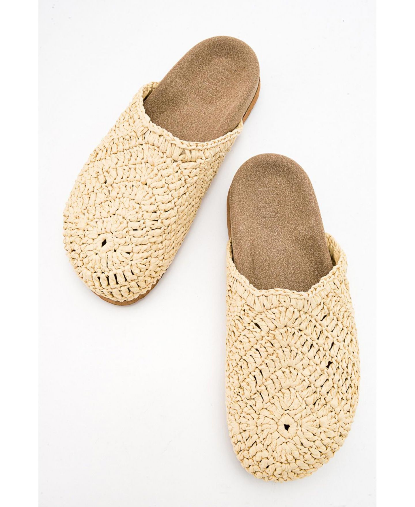 Женские сандалии Prologue Shoes Loop Woven Slide, цвет: Бежевая искусственная кожа, вариант 1 — фото 3