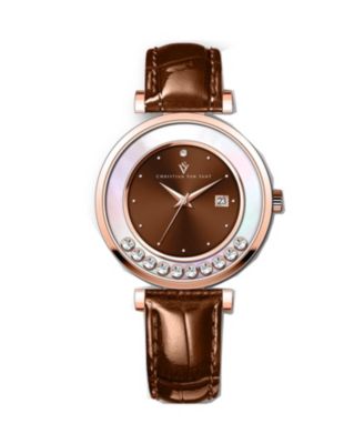 Women's Bria Brown Dial Watch - CV3817
