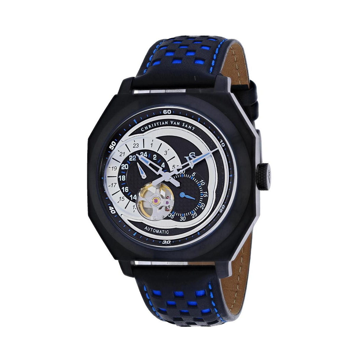 Men's Machina Black Dial Watch - CV0564 - Black