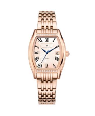 Womens Gemma Rose Gold Dial Watch Cv2453