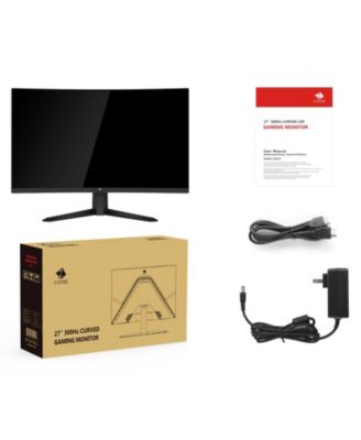 27" 1080P Full HD 300 Hz 1 ms Curved Gaming Monitor, HDMI x 2, DP x 2, FreeSync