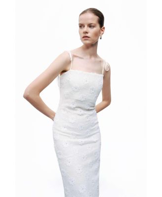 Women's Stone Embroidered Dress