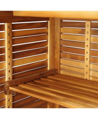 Bar Table 43.3"x19.7"x41.3" Solid Acacia Wood