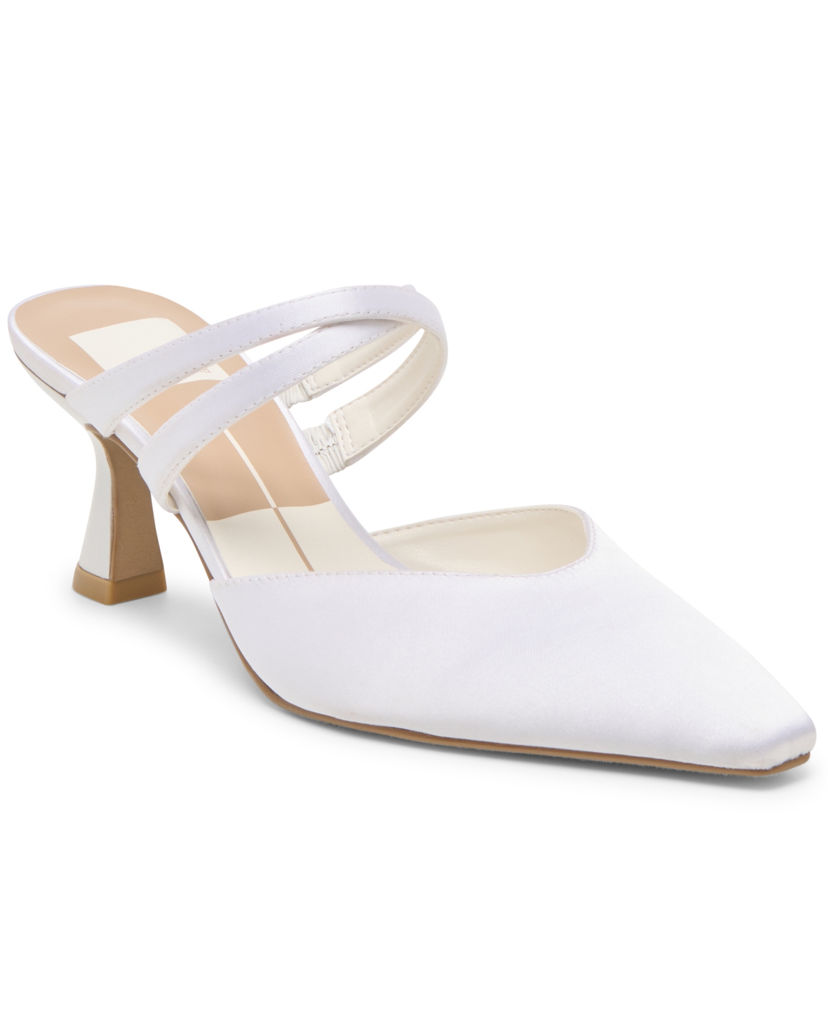 Dolce Vita Women's Linore Two-piece Kitten-heel Pumps In White